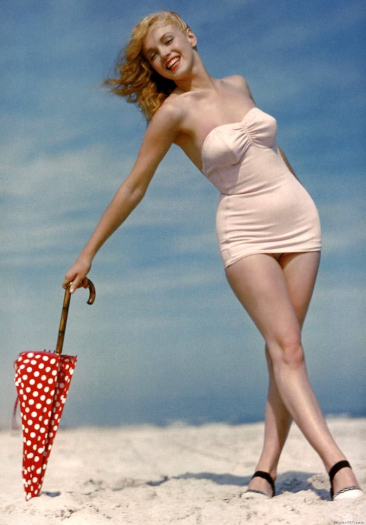 Marylin Monroe, modelo de belleza de los años 50